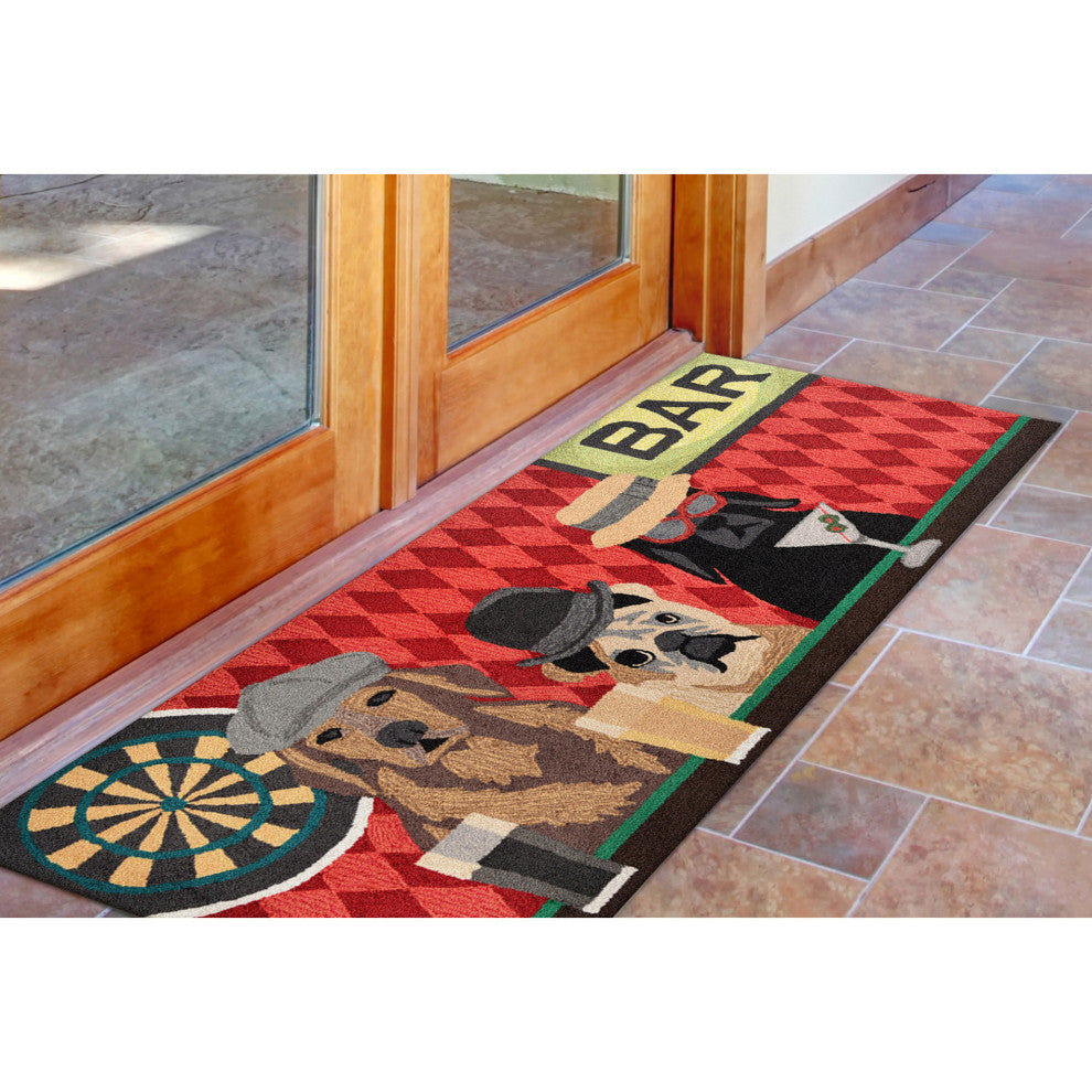 Frontporch Bar Patrol Indoor/Outdoor Rug Port 2'6x4'