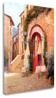 "Eze VIllage Cafe France" By Haixia Liu, Giclee Print on Gallery Wrap Canvas