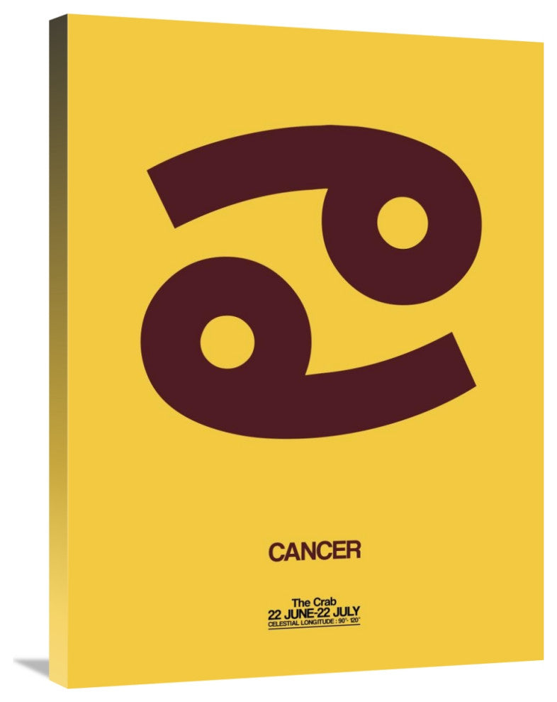 "Cancer Zodiac Sign Brown" Fine Art Print