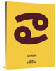 "Cancer Zodiac Sign Brown" Fine Art Print