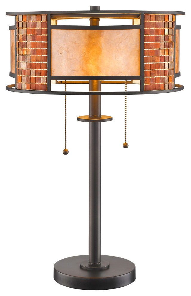 Parkwood Collection 2 Light Table Lamp in Bronze Finish