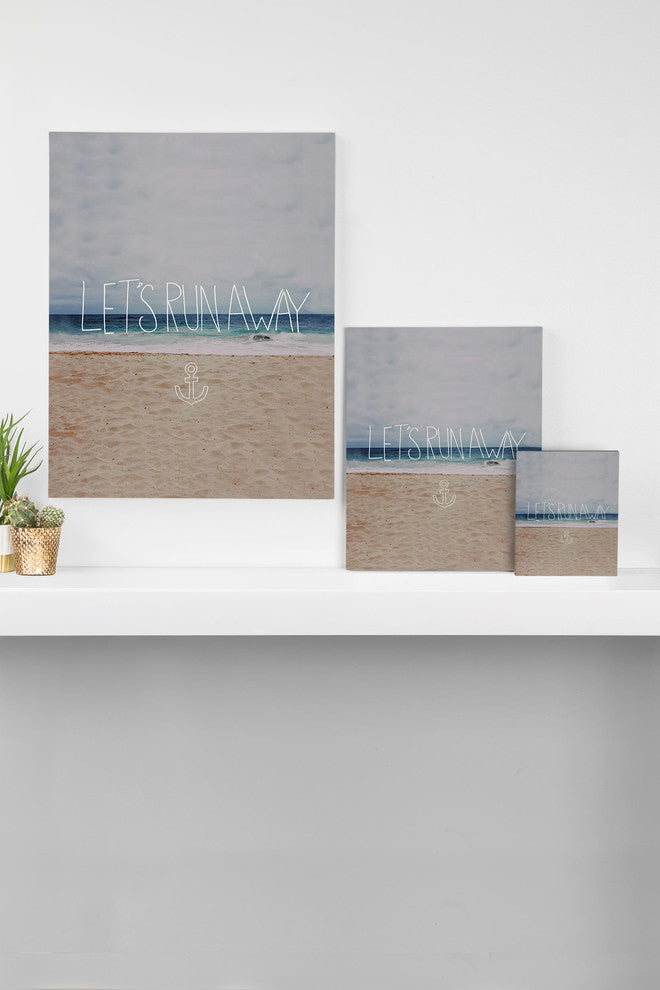 Deny Designs Leah Flores Lets Run Away III Art Canvas