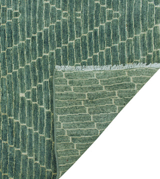 Fine Chobi Birsen Grey-Green/Ivory Rug, 9'11 x 13'3