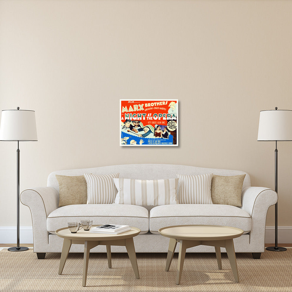 "Marx Brothers - A Night at the Opera 06" Canvas Giclee, 30"x24"