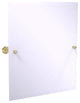 Carolina Crystal Frameless Tilt Mirror with Beveled Edge, Unlacquered Brass