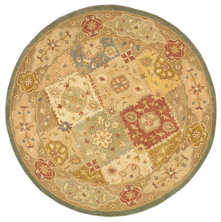 Safavieh Antiquities At316A Rug, Multi/Beige, 6'0"x6'0" Round