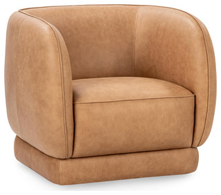 Rinner Leather Accent Chair