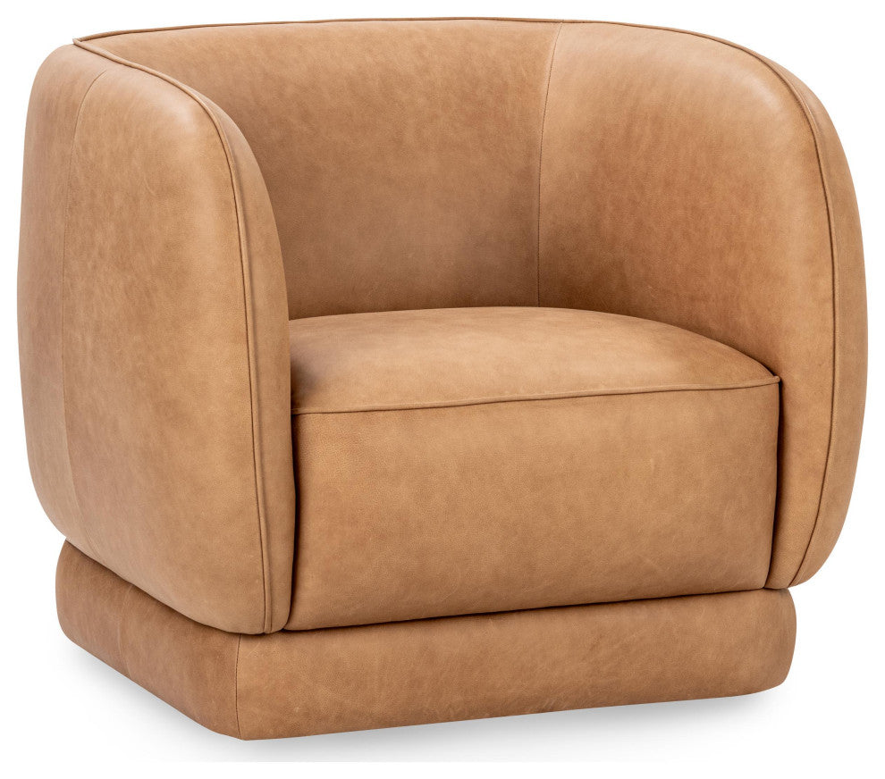 Rinner Leather Accent Chair