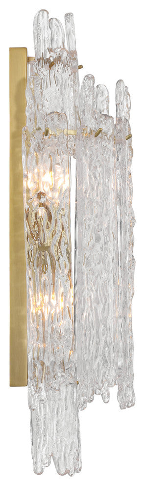 Crystorama Lighting Group ACK-923 Ackerly 3 Light 20" Tall Wall - Aged Brass