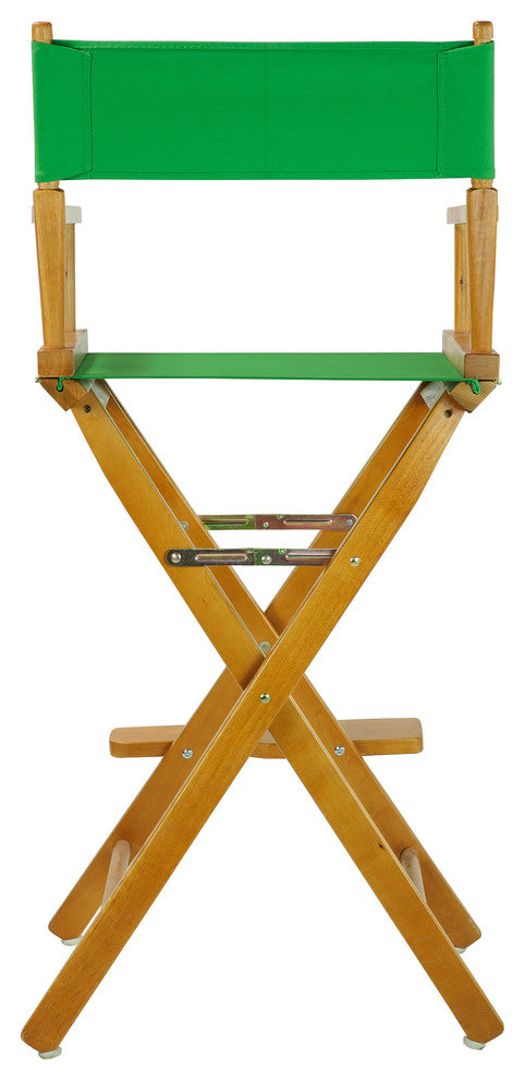 030" Director's Chair Honey Oak Frame-Green Canvas