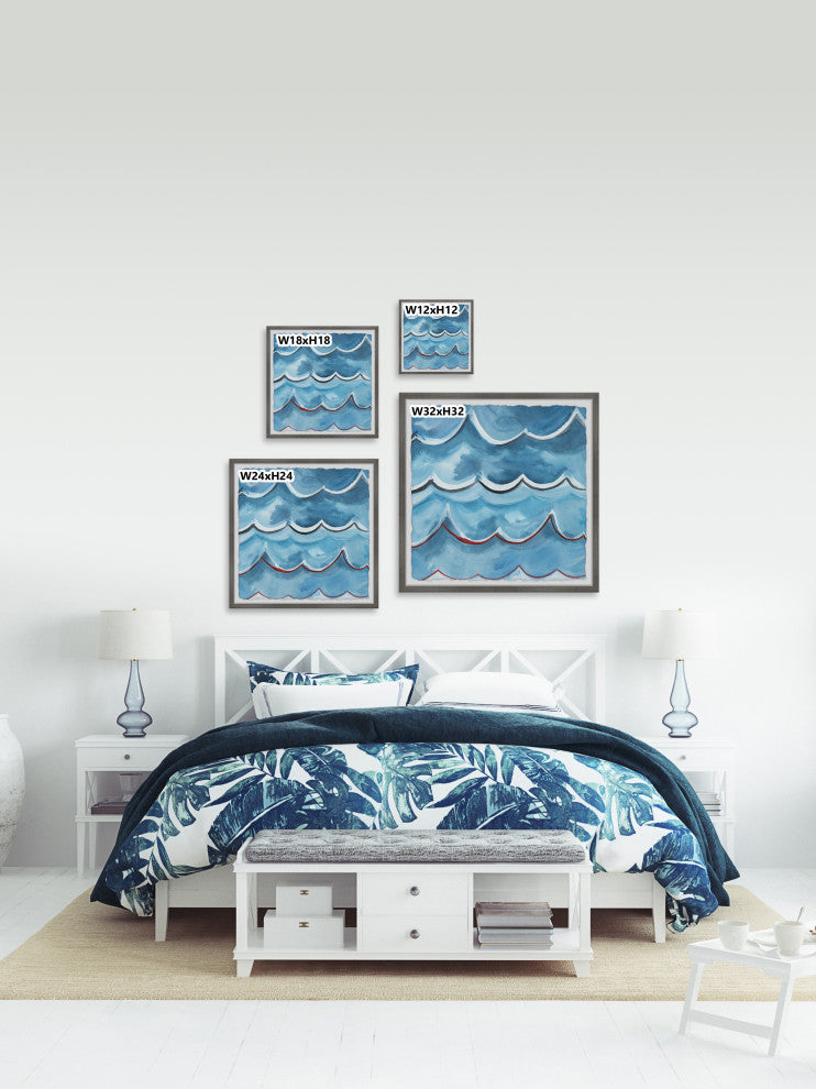 "The Next Wave" Framed Painting Print