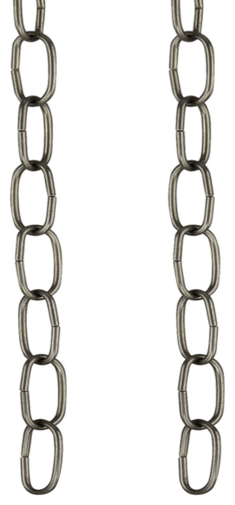 Aspen Creative 21103-2, 36" Decorative Light Fixture Chain Antique Brass 2Pk