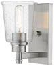 Bohin 1 Light Wall Sconce, Brushed Nickel