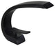Single Hole 1-Handle Bathroom Sink Faucet Curved Spout with Pop Up Drain, Matte Black