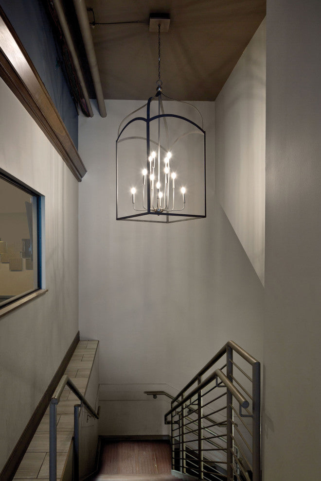 Hinkley Clarendon Double Extra Large Three Tier Open Frame, Aged Zinc