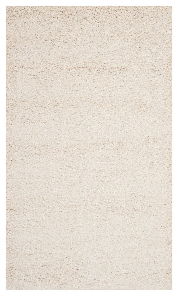 Safavieh Shag Sg180 Solid Color, Shag Rug, Ivory, 3'0"x3'0" Square