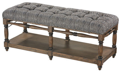Sterling Industries Ashford Luxe Bench - Grey
