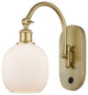 Innovations 518-1W-SG-G101 Belfast 1 Light 6" Sconce, Satin Gold