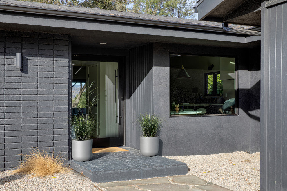 Pure Series Kona Planter, Grey, 15", 2 Pack