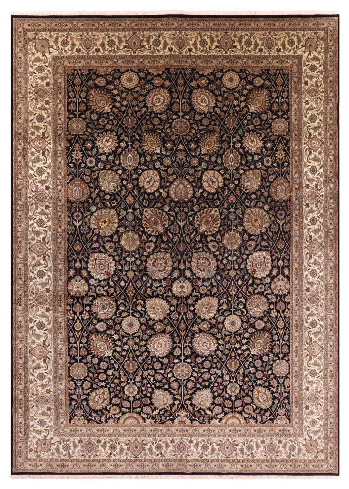 Handmade Persian Tabriz Wool Rug 10' 0" X 14' 0" Q9444