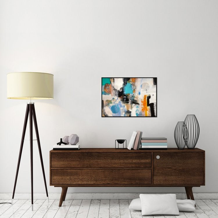 "Jewels" Framed Canvas Giclee by Arthur Pima, 31x22"