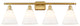 Innovations 516-4W-SG-GBC-81-LED 4 Light Bath Vanity Light, Satin Gold