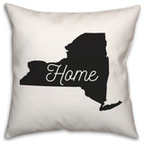 New York Home 18x18 Spun Poly Pillow