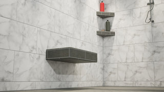 The Original™ Floating Shower Bench Kit with Dural XPS Foam Board, 14x18