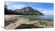 Koh Mook Coast Line, Modern Seashore Canvas Wall Art, 32"x16"