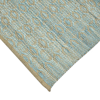 Zola Parquet Area Rug, Light Blue, 5' x 8', Geometric