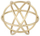 Petite Circular Orb Decor, Gold