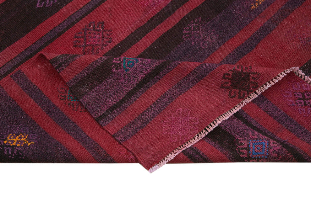 Rug N Carpet - Handwoven Anatolian 6' 3'' x 10' 3'' Unique Wool Kilim Rug