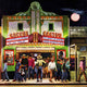 "Cactus Theater" Painting Print on Canvas by John Falter