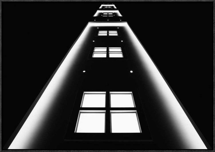 "Windows" Framed Canvas Giclee by Jutta Kerber, 31x22"