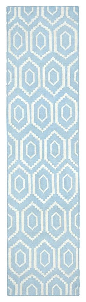 Safavieh Dhurries Dhu556B Blue, Ivory Area Rug