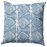 Cowry Cluster Pillow, Blue, 20"x20"