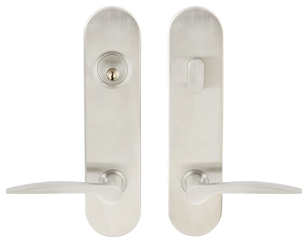 Toronto Lever, Tubular Entry, Single Cylinder, Right Hand, Satin Stainless Steel