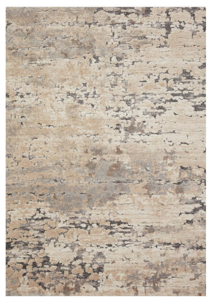 Theory THY-08 Taupe / Grey 5'-3" x 7'-8" Area Rug