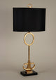 Anchored Gold Leaf Table Lamp