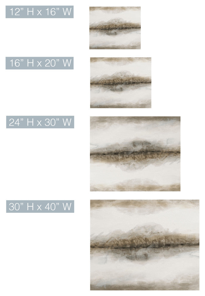 Abstract Neutral CXLIII' Canvas Wall Art by ChiChi Decor, 16"x20"