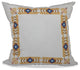 Jodhpur Border , Geometric Print Pillow, Gold, 20"x20"