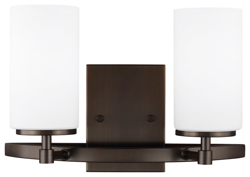 Generation Lighting 4424602EN3 Alturas 2 Light 14"W LED Vanity - Chrome