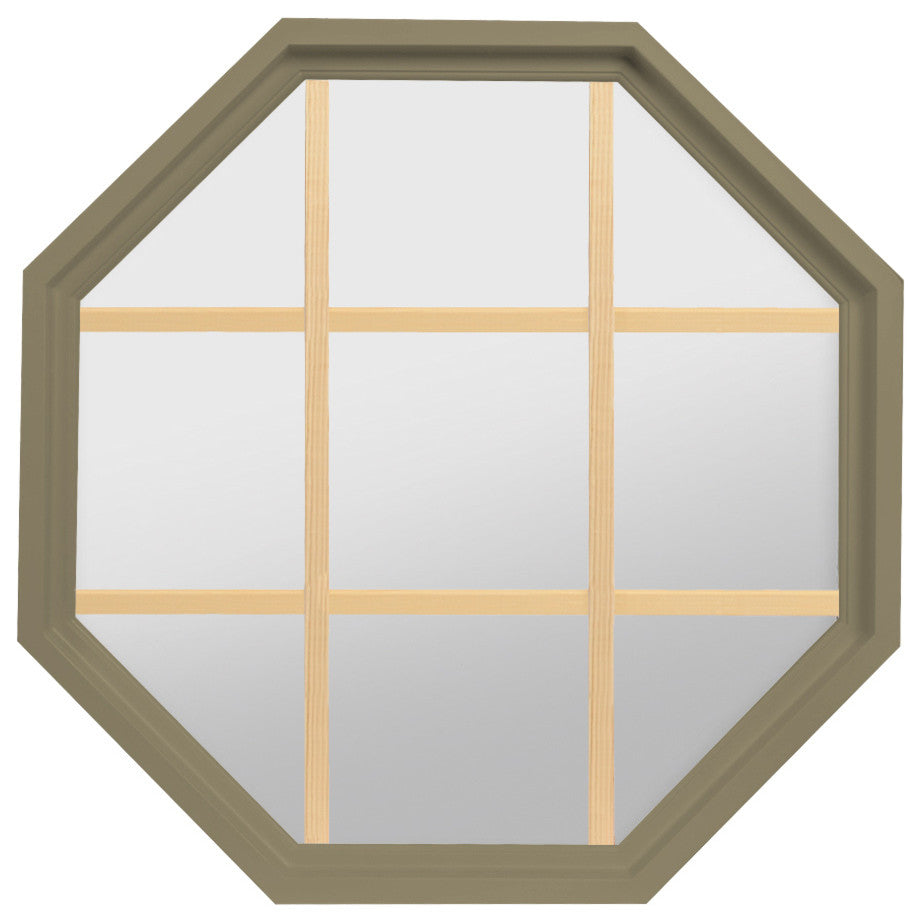 Rambler 4 Season Poly Window Grille, Sand, 4-11/16" Jamb, Low-E Insulated Glass