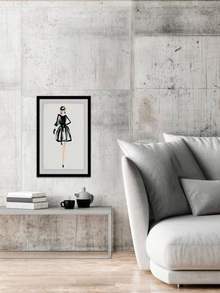 "La Moda" Framed Painting Print, 12"x18"