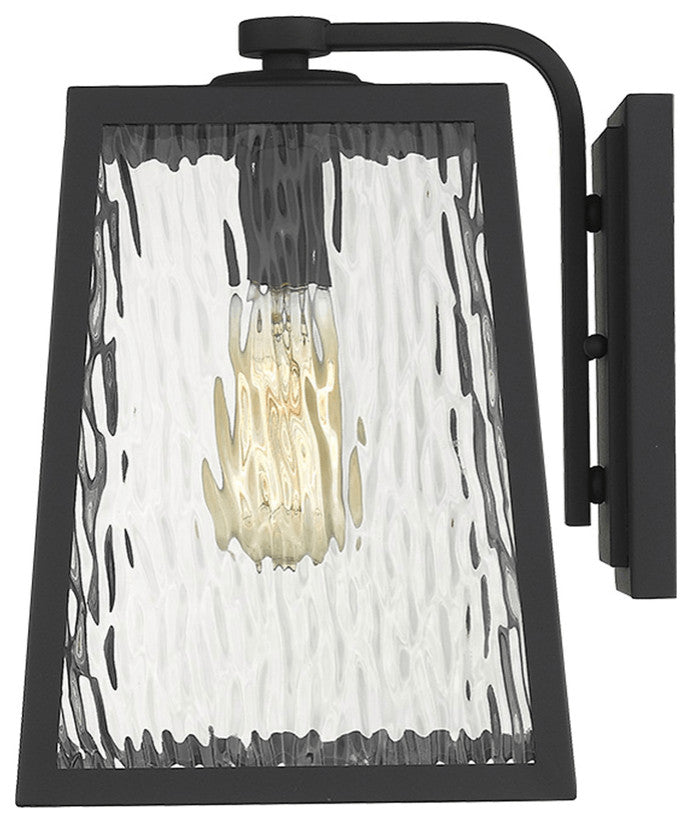 Hirche 1-Light Matte Black Wall Light