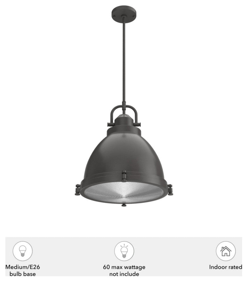 Hunter Bridgemoor Noble Bronze 3-Light Pendant Ceiling Light Fixture