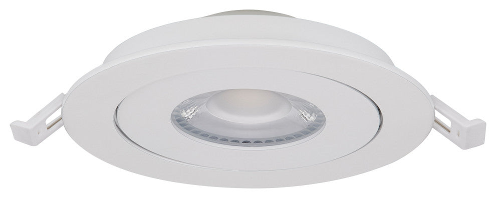 9 Watt - CCT Selectable - LED Direct Wire Downlight - Gimbaled - 4 Inch Round