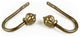 Meda Curtain Holdback Pair, Antique Brass