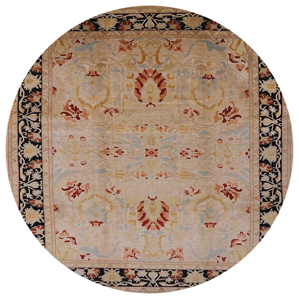 Ahgly Company Indoor Round Mid-Century Modern Area Rugs, 3' Round