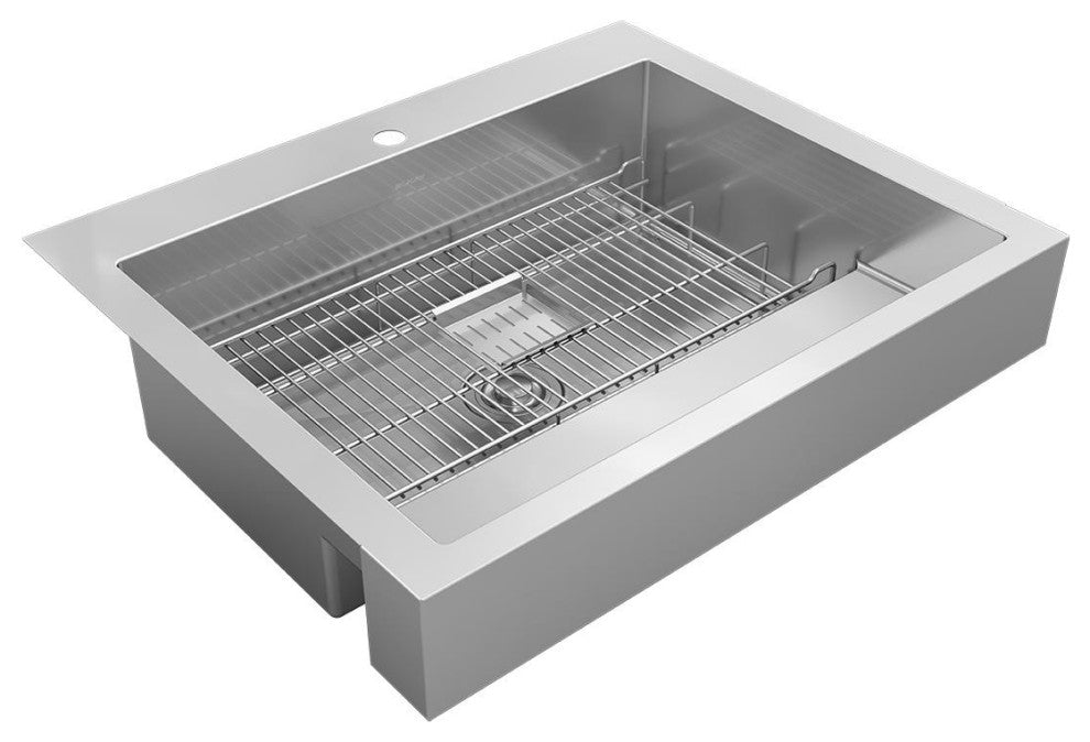 ELDSSF33279DBG Elkay Dart Canyon Stainless Steel Farmhouse ADA Workstation Sink